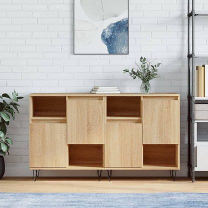 Sideboards 2 pcs Sonoma Oak Engineered Wood