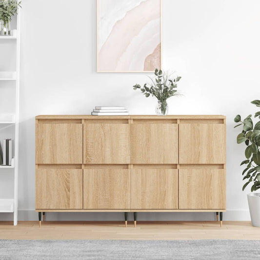 Sideboards 2 pcs Sonoma Oak Engineered Wood