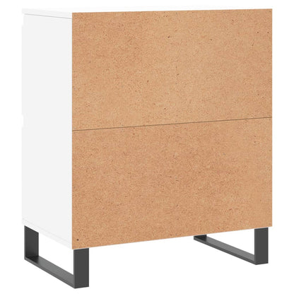 Sideboards 2 pcs White Engineered Wood
