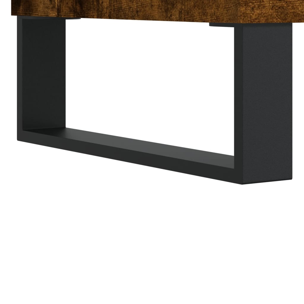 Sideboards 3 pcs Smoked Oak Engineered Wood