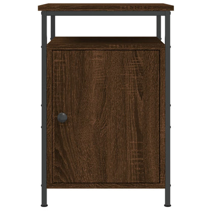 Bedside Cabinet Brown Oak 40x42x60 cm Engineered Wood
