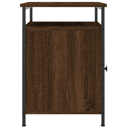 Bedside Cabinet Brown Oak 40x42x60 cm Engineered Wood