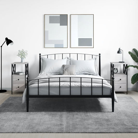 Bedside Cabinets 2 pcs Grey Sonoma 34x35,5x70 cm Engineered Wood