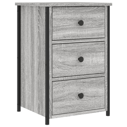 Bedside Cabinet Grey Sonoma 40x36x60 cm Engineered Wood