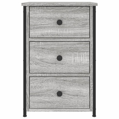 Bedside Cabinet Grey Sonoma 40x36x60 cm Engineered Wood