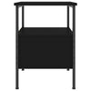 Bedside Cabinet Black 34x36x50 cm Engineered Wood