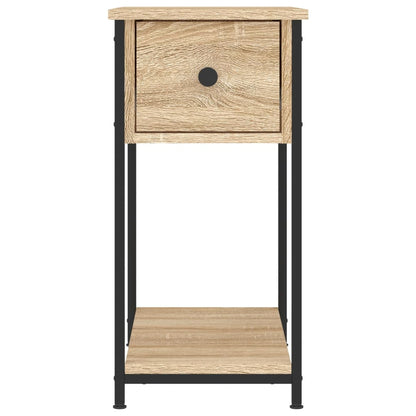 Bedside Cabinet | Set of 2 | Sonoma oak | Engineered wood, iron | Compact