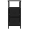 Bedside Cabinet Black 30x60x60 cm Engineered Wood