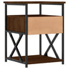 Bedside Cabinet Brown Oak 40x42x55 cm Engineered Wood