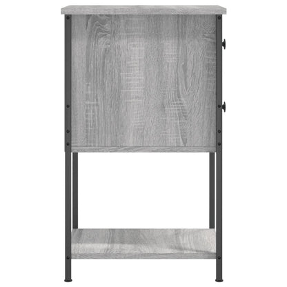 Bedside Cabinets 2 pcs Grey Sonoma 32x42x70 cm Engineered Wood