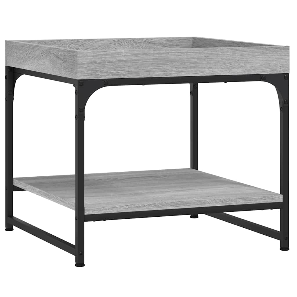 Coffee Table Grey Sonoma 49.5x49.5x45 cm Engineered Wood