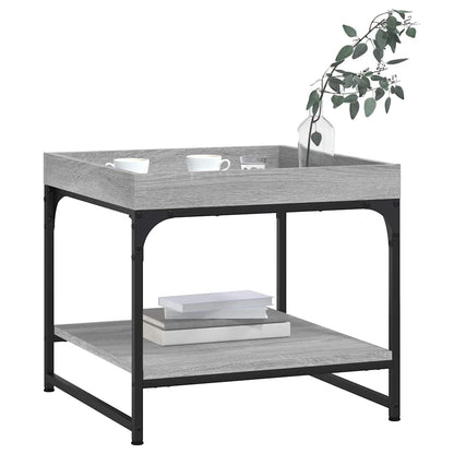 Coffee Table Grey Sonoma 49.5x49.5x45 cm Engineered Wood