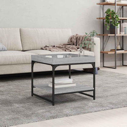 Coffee Table Grey Sonoma 49.5x49.5x45 cm Engineered Wood