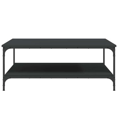 Coffee Table Black 100x100x40 cm Engineered Wood