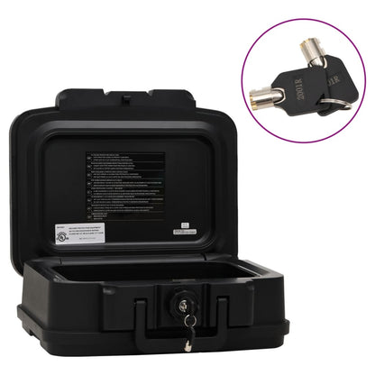 Safe Box Black 38x32,5x16,5 cm