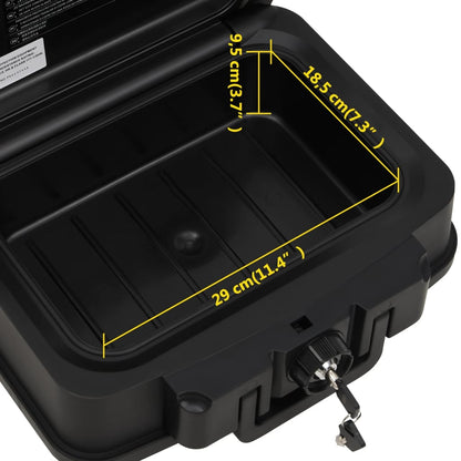Safe Box Black 38x32,5x16,5 cm