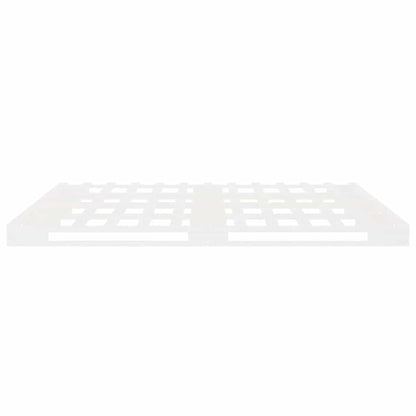 Bed Frame without Mattress White 140x190 cm Solid Wood Pine