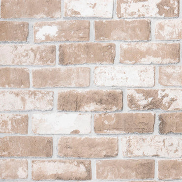 Wallpaper 3D Brick Pattern Brown 10x0.53 m Non-woven