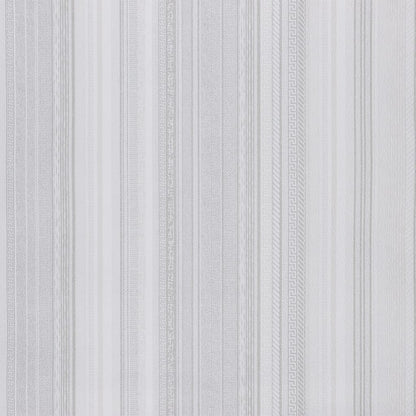 Wallpaper 3D Strip Pattern Grey