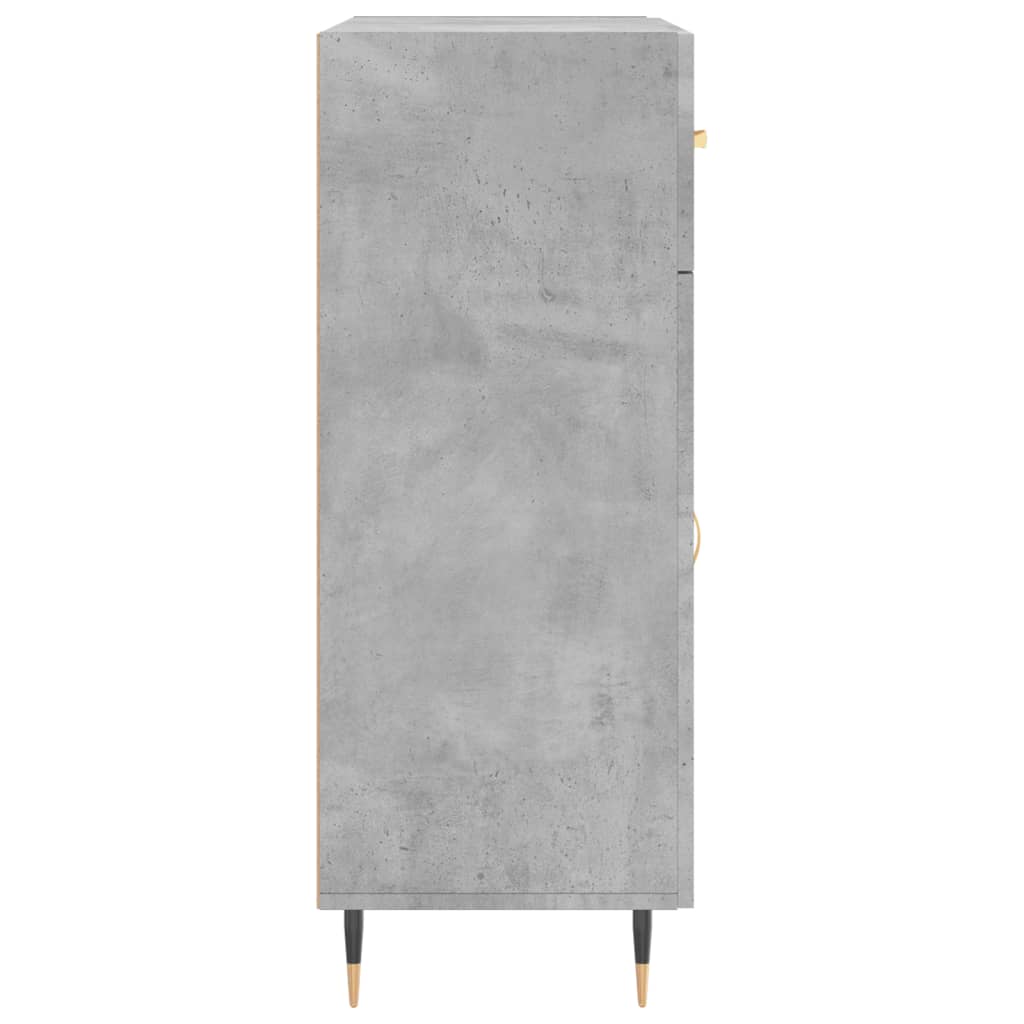 Sideboard Concrete Grey 69.5x34x90 cm Engineered Wood