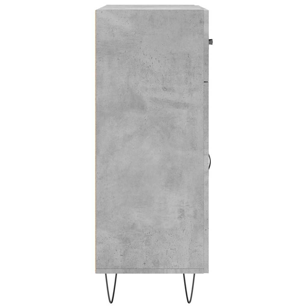 Sideboard Concrete Grey 69.5x34x90 cm Engineered Wood