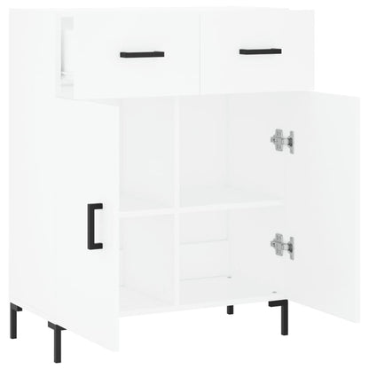 Sideboard White 69.5x34x90 cm Engineered Wood
