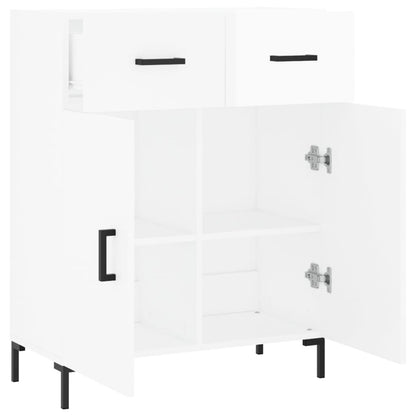 Sideboard High Gloss White 69.5x34x90 cm Engineered Wood