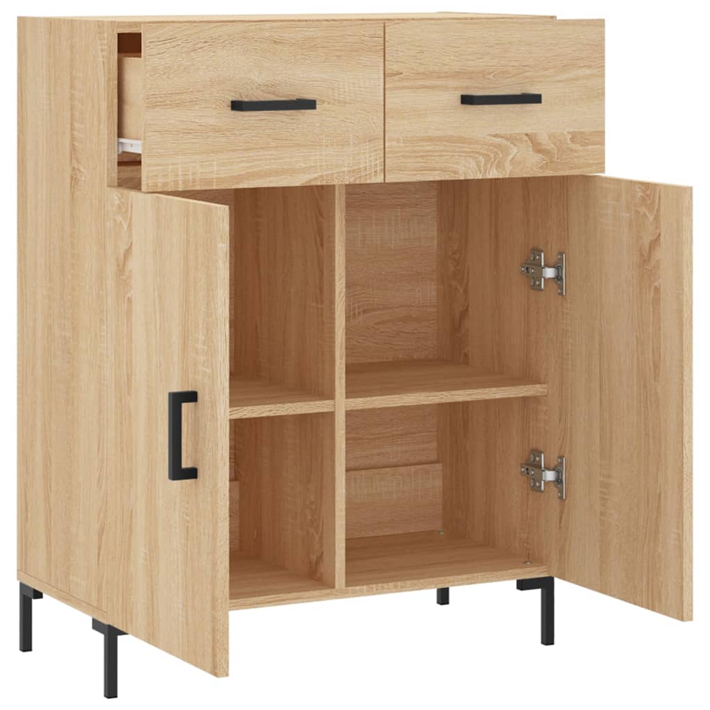 Sideboard Sonoma Oak 69.5x34x90 cm Engineered Wood