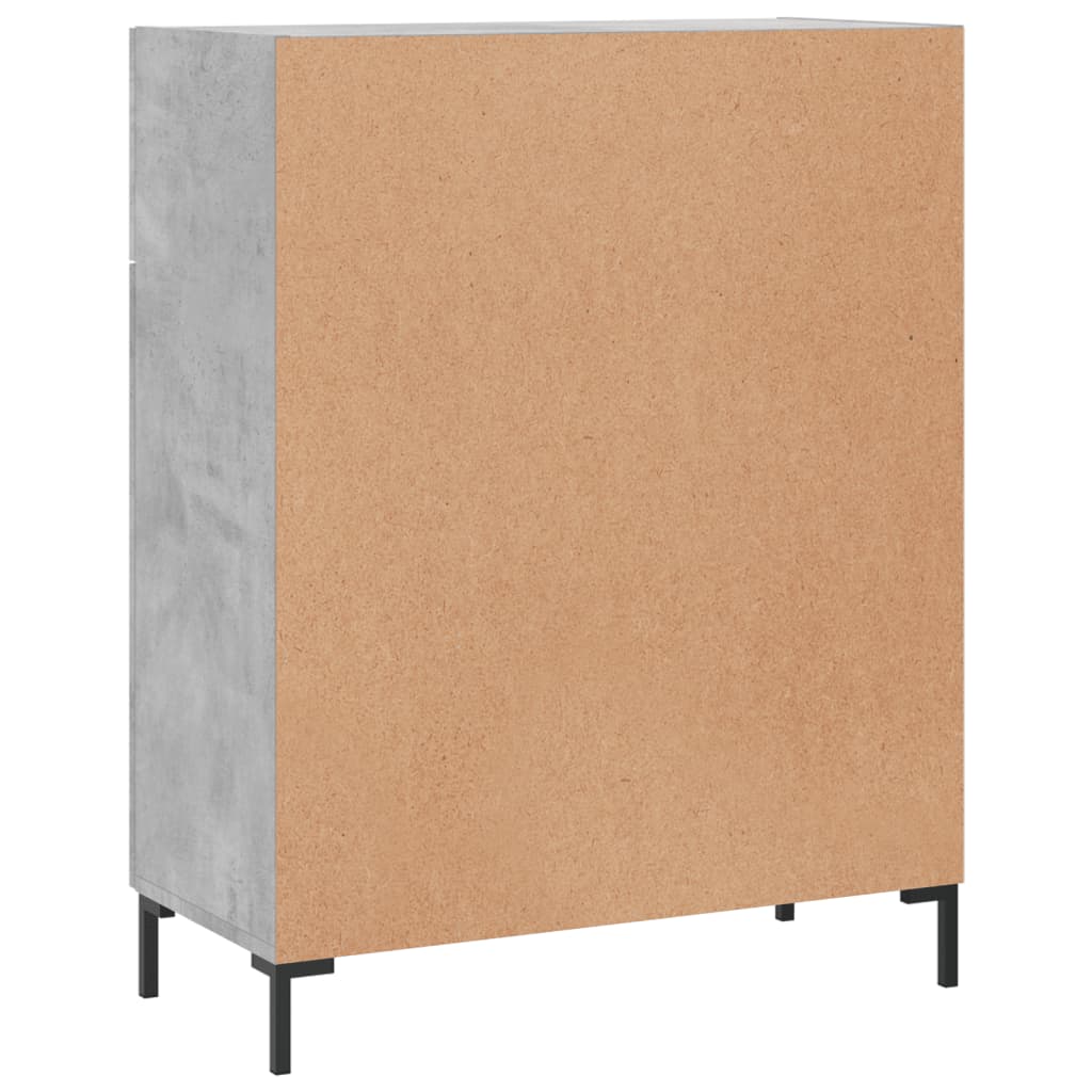Sideboard Concrete Grey 69.5x34x90 cm Engineered Wood