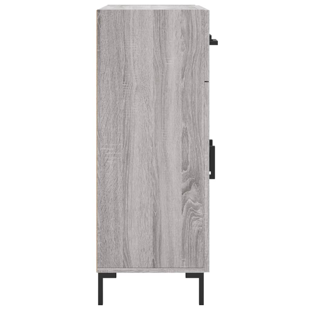 Sideboard Grey Sonoma 69.5x34x90 cm Engineered Wood