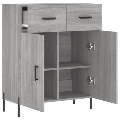 Sideboard Grey Sonoma 69.5x34x90 cm Engineered Wood