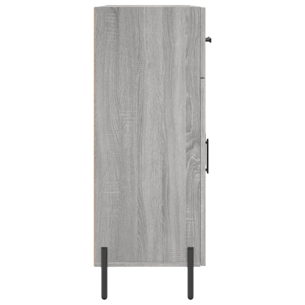 Sideboard Grey Sonoma 69.5x34x90 cm Engineered Wood