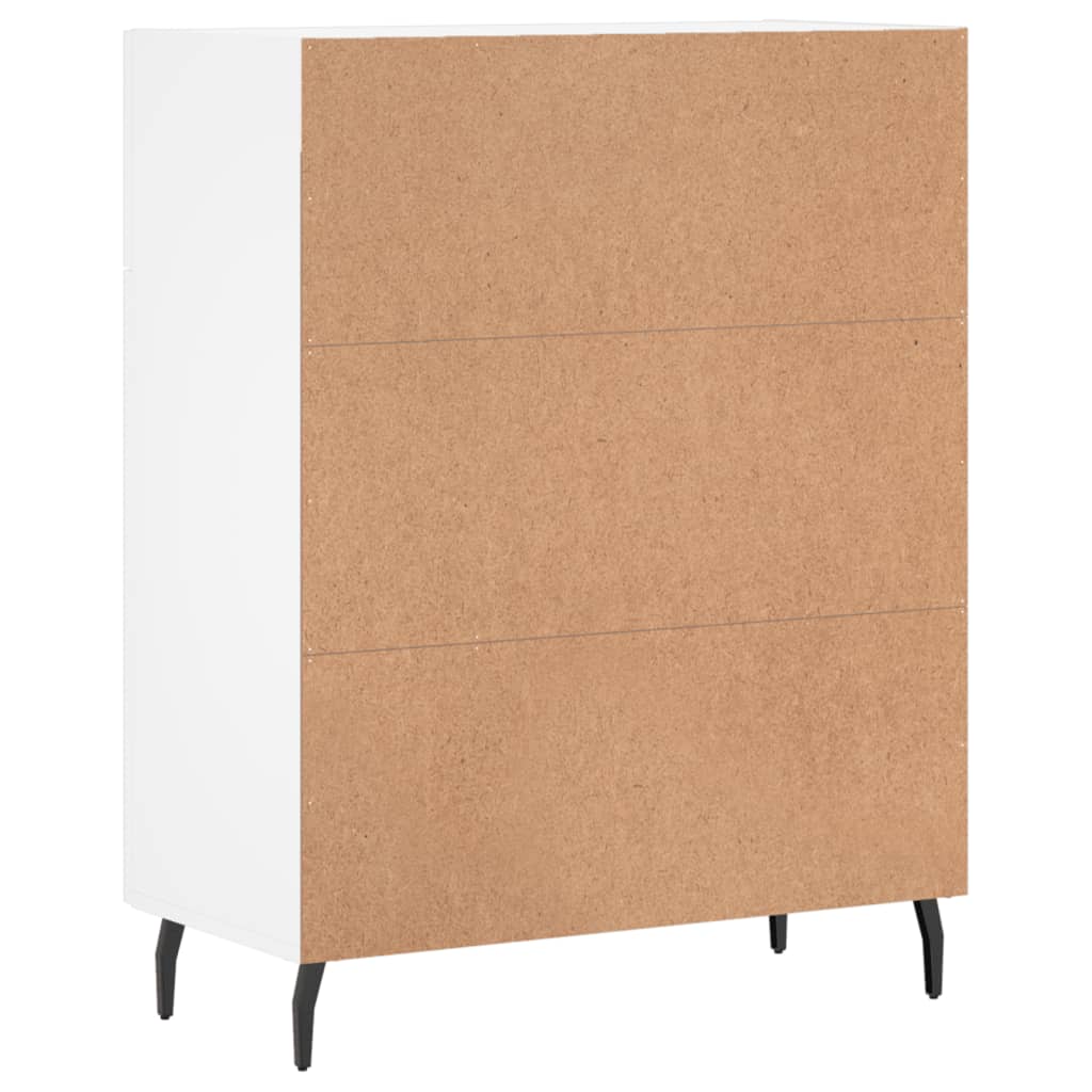 Sideboard White 69.5x34x90 cm Engineered Wood