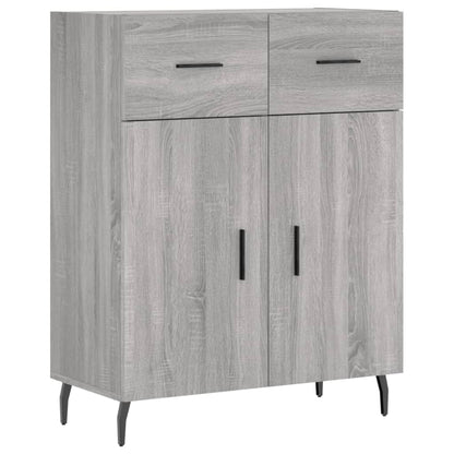 Sideboard Grey Sonoma 69.5x34x90 cm Engineered Wood