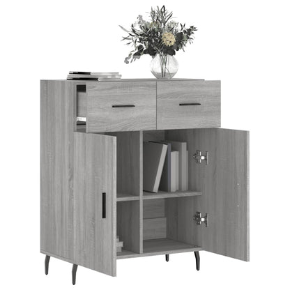 Sideboard Grey Sonoma 69.5x34x90 cm Engineered Wood