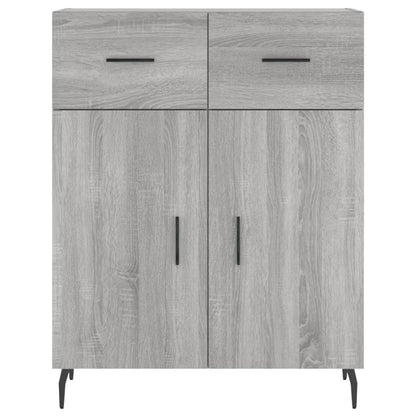 Sideboard Grey Sonoma 69.5x34x90 cm Engineered Wood
