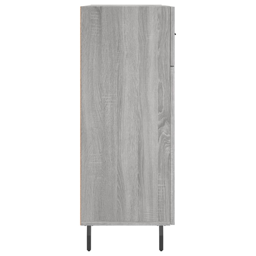 Sideboard Grey Sonoma 69.5x34x90 cm Engineered Wood