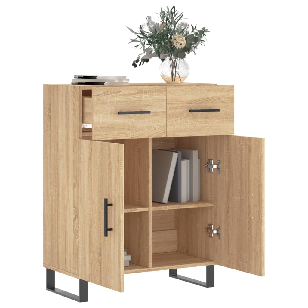 Sideboard Sonoma Oak 69.5x34x90 cm Engineered Wood
