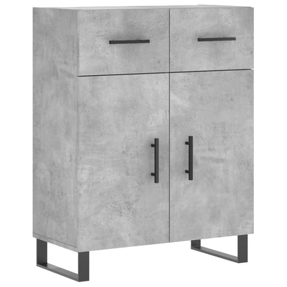 Sideboard Concrete Grey 69.5x34x90 cm Engineered Wood