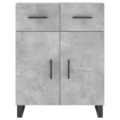 Sideboard Concrete Grey 69.5x34x90 cm Engineered Wood