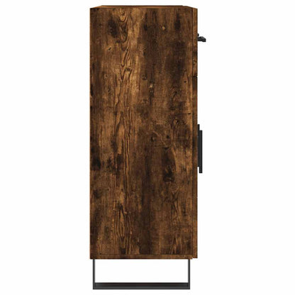 Sideboard Smoked Oak 69.5x34x90 cm Engineered Wood