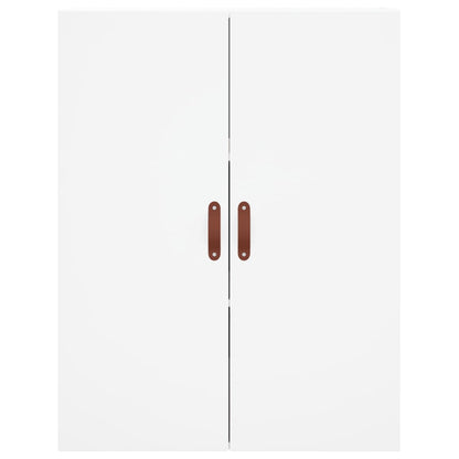 Wall Mounted Cabinet White 69.5x34x90 cm