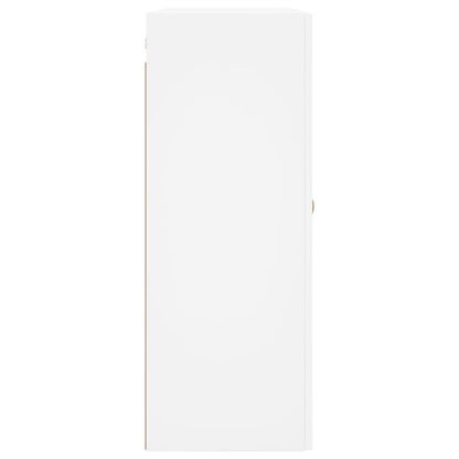 Wall Mounted Cabinet White 69.5x34x90 cm