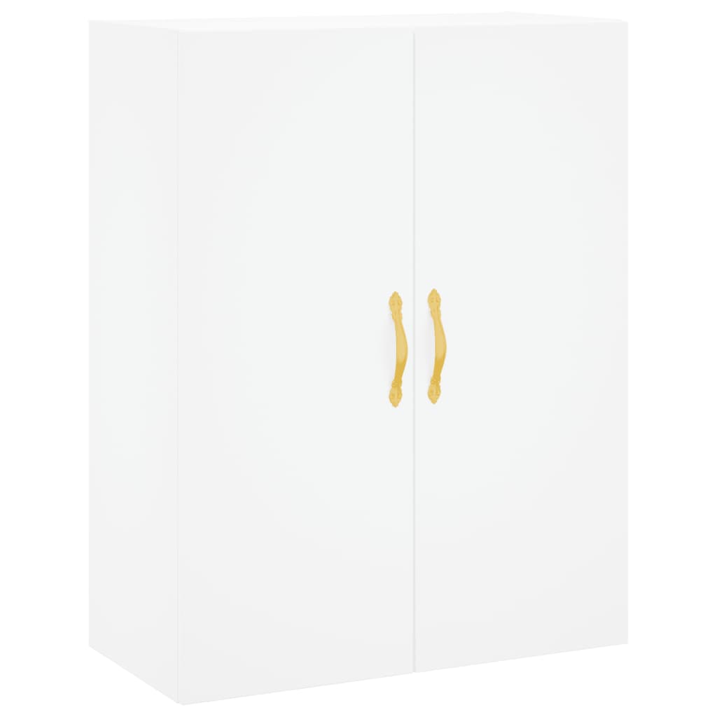 Wall Mounted Cabinet White 69.5x34x90 cm