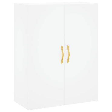 Wall Mounted Cabinet White 69.5x34x90 cm