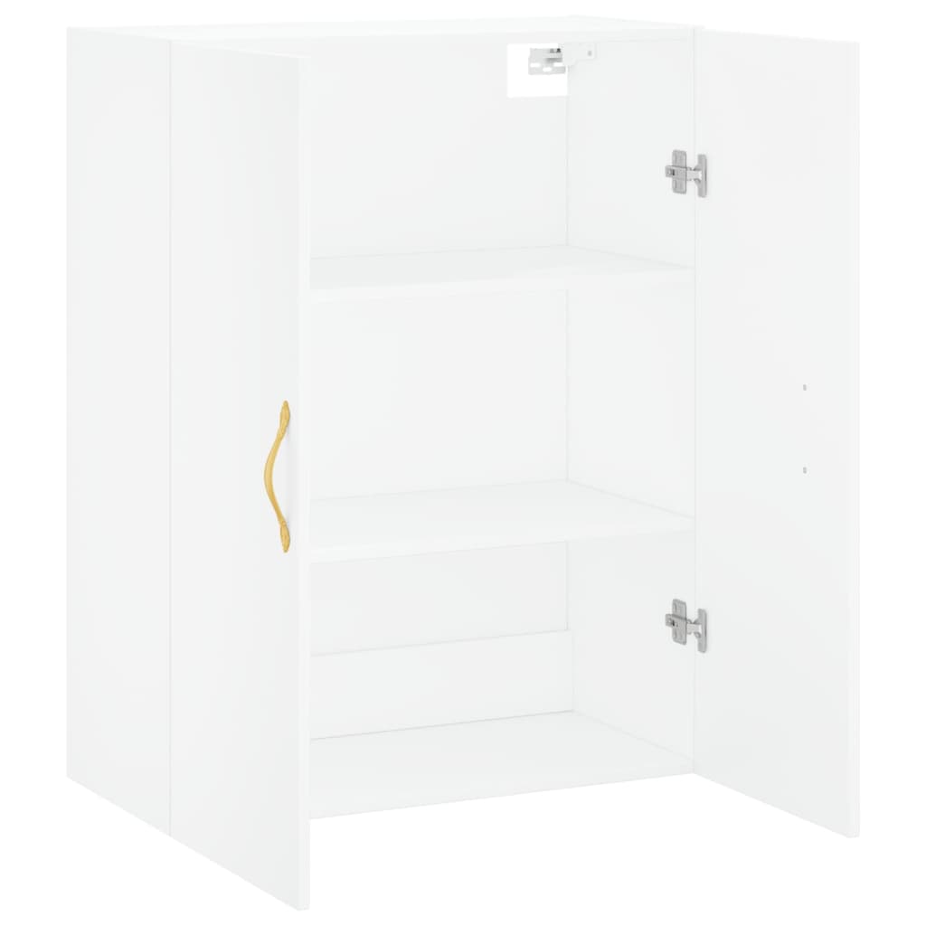 Wall Mounted Cabinet White 69.5x34x90 cm