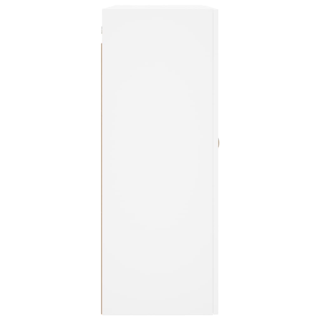 Wall Mounted Cabinet White 69.5x34x90 cm