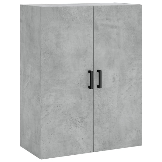 Wall Mounted Cabinet Concrete Grey 69,5x34x90 cm