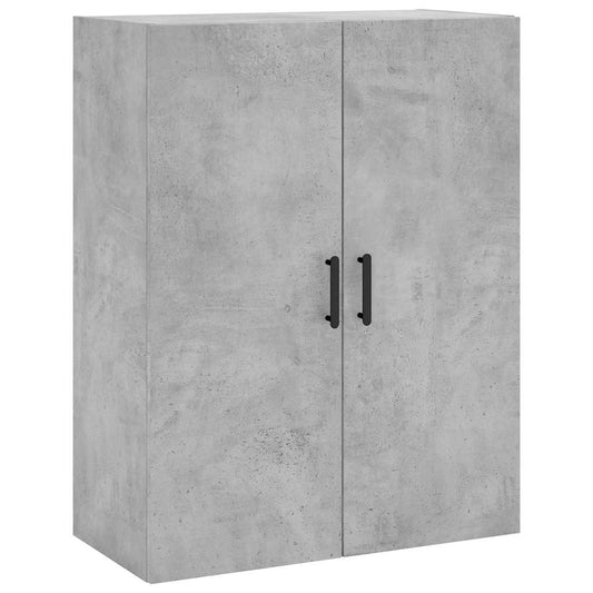 Wall Mounted Cabinet Concrete Grey 69,5x34x90 cm