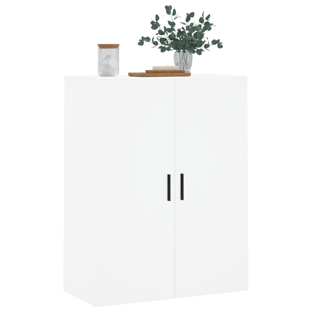 Wall Mounted Cabinet White 69.5x34x90 cm